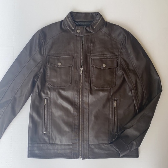 G by Guess Other - New G by GUESS Big Sur Faux-Leather Moto Jacket S